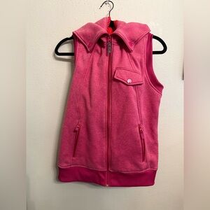Women Burton Hot Pink Scuba Neck Vest XL